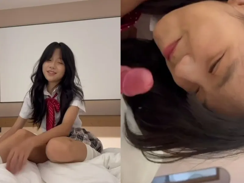 Em loli dễ thương mút cục thịt biến em thành con đào dâm dục p1